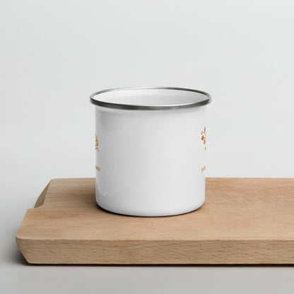 Minimalist Branch Design - Enamel Mug