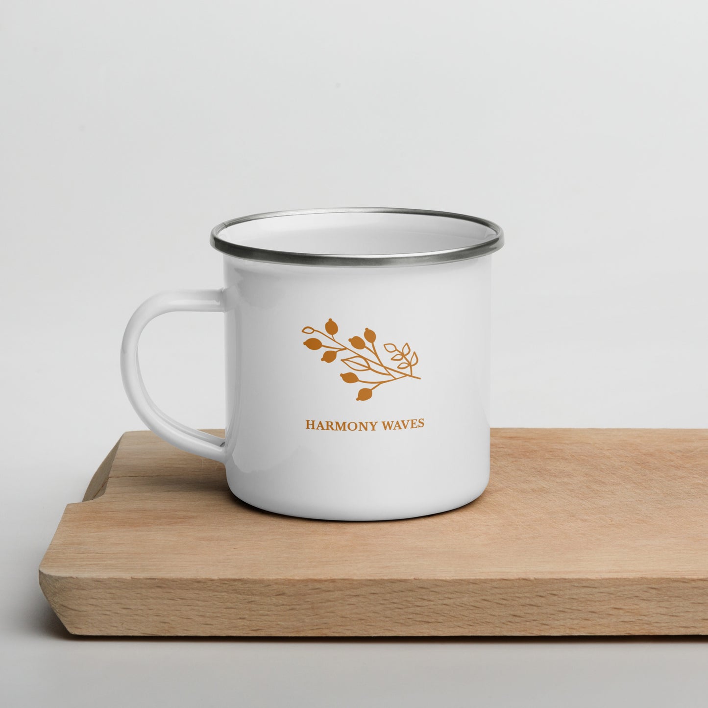 Minimalist Branch Design - Enamel Mug