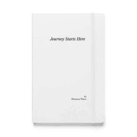 Hardcover Notebook: Journey Starts Here