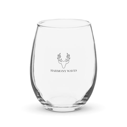 Deer Antlers Stemless Wine Glass