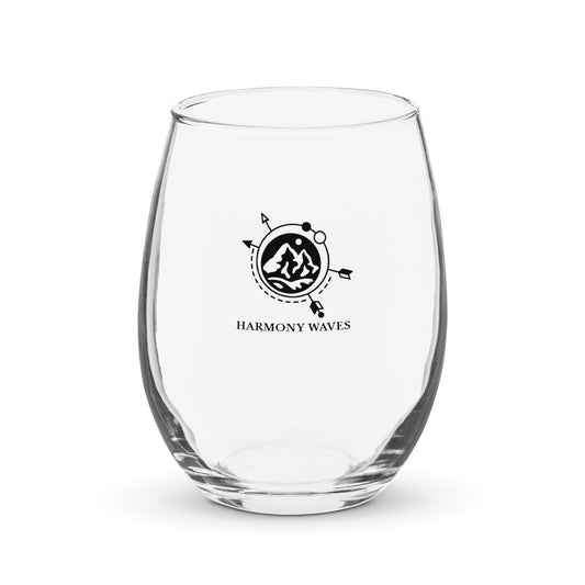 Adventure Compass Stemless Wine Glass