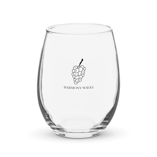 Grape Cluster Stemless Wine Glass