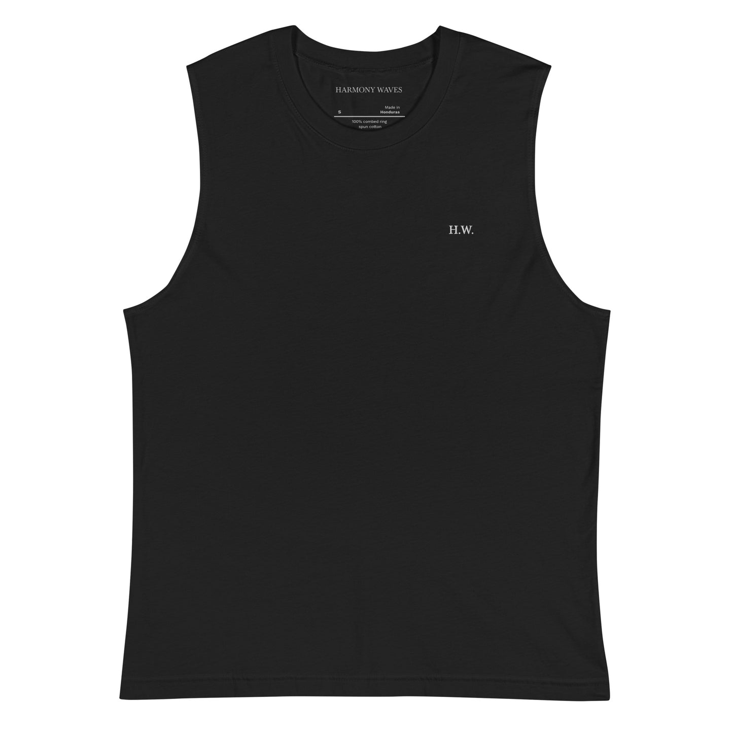 H.W. Embroidery Sleeveless Fit Tee