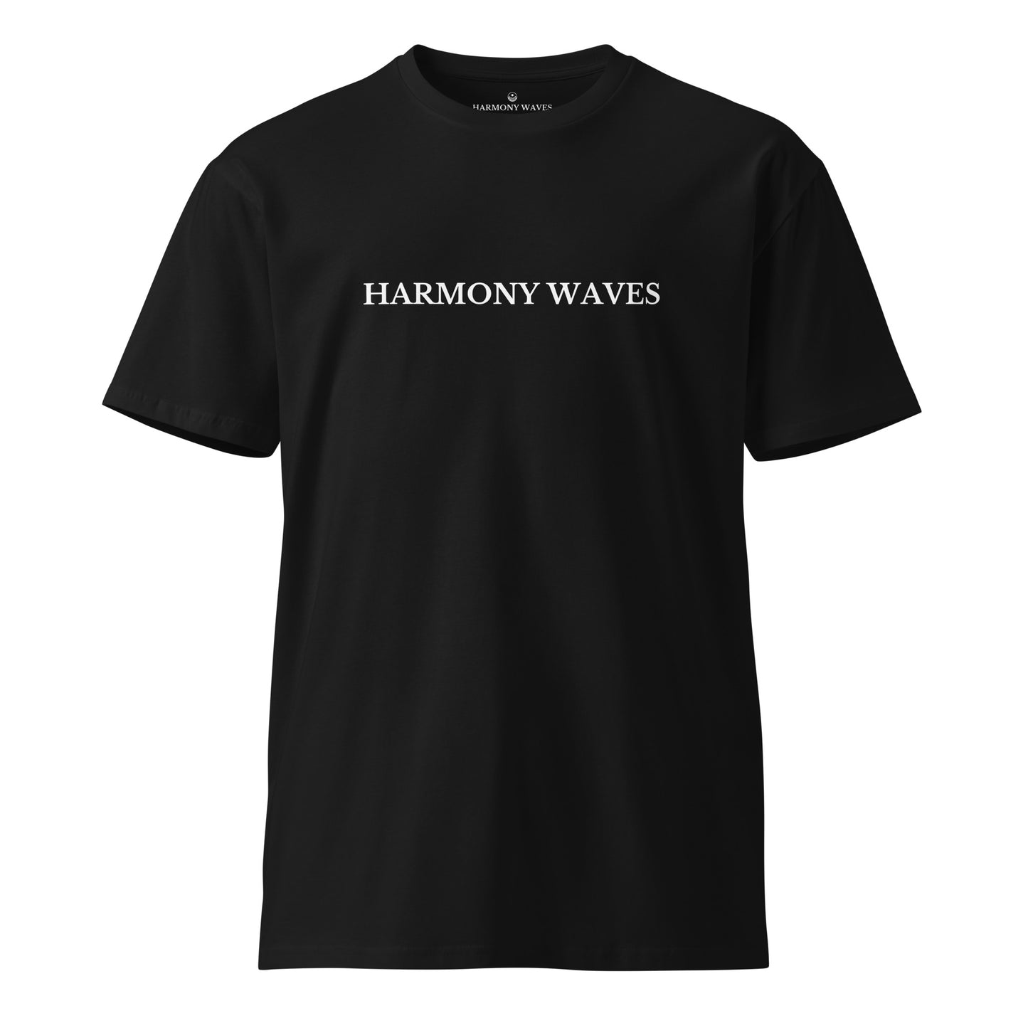 Harmony Waves Classic Logo Men's T-Shirt - White Logo Edition