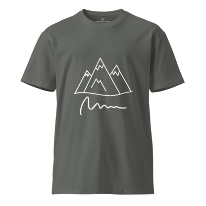 Light Mountain Peaks Men's T-Shirt