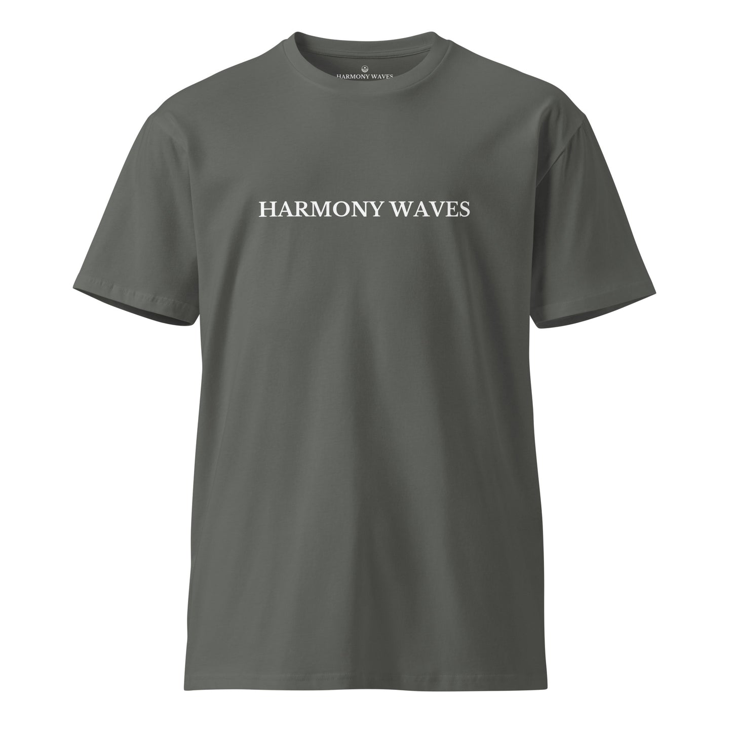 Harmony Waves Classic Logo Men's T-Shirt - White Logo Edition