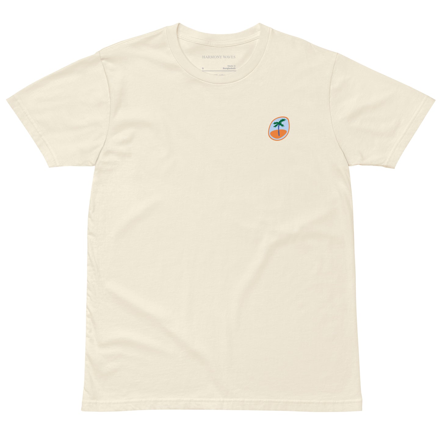 Palm Sunset Men's T-Shirt - Minimalist Palm Tree Graphic Tee