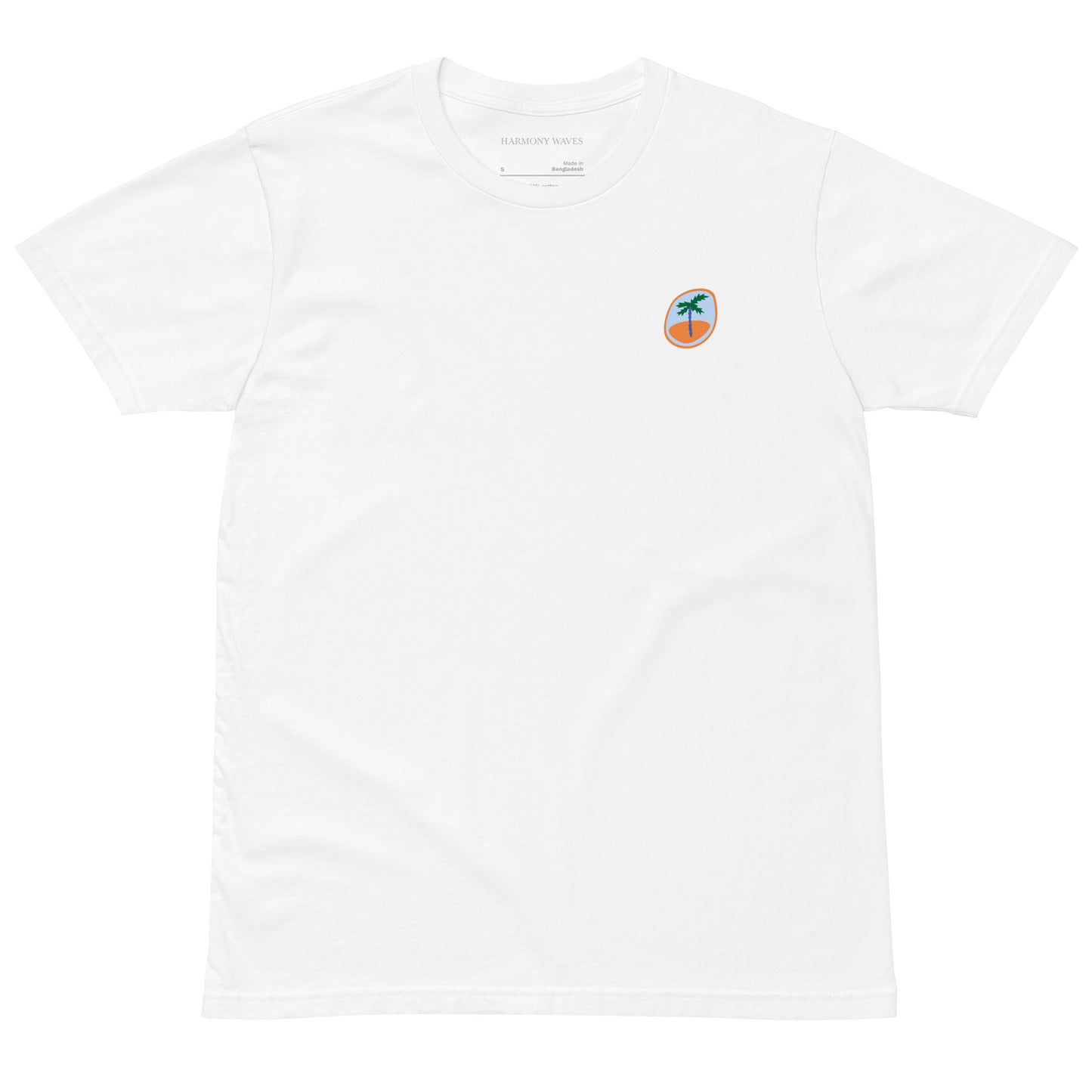 Palm Sunset Men's T-Shirt - Minimalist Palm Tree Graphic Tee