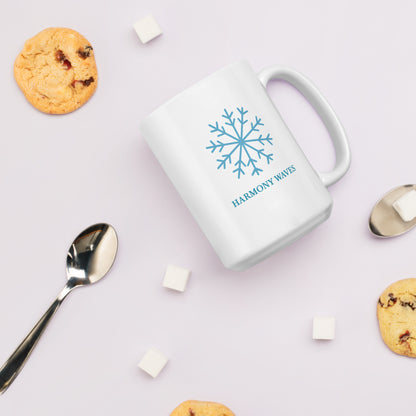 *Winter Edition* Ceramic Mug – Snowflake Design